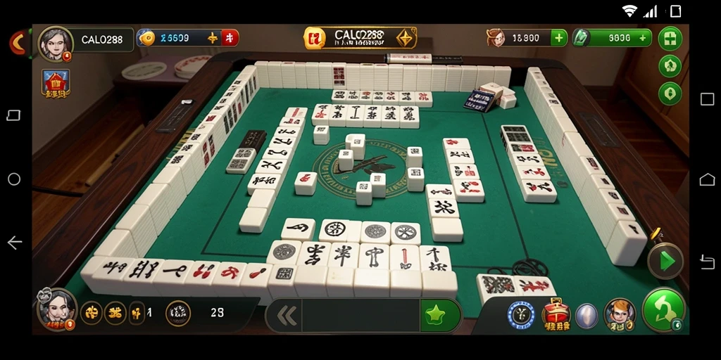 Tampilan gameplay Mahjong menakjubkan di CALO288.