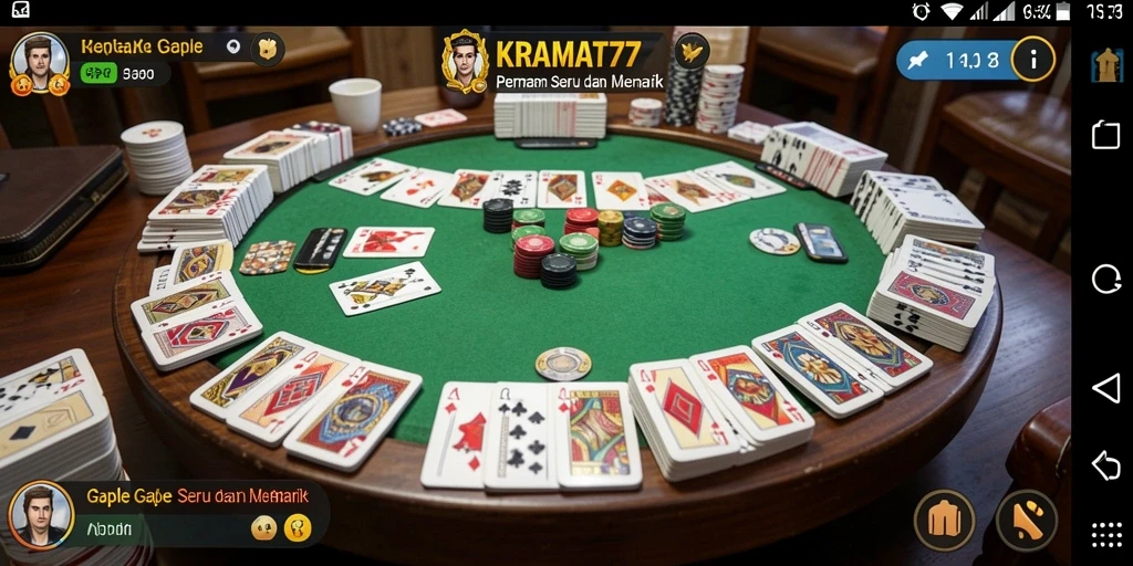 Tampilan gameplay menarik dan seru dari KRAMAT77.