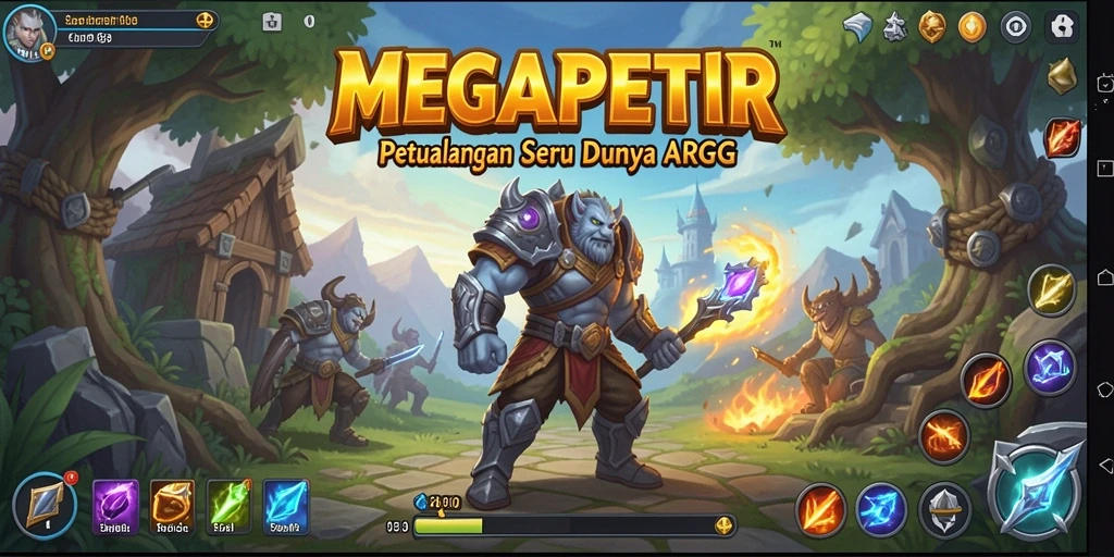 Gameplay seru dan intuitif di dunia fantasi MEGAPETIR.