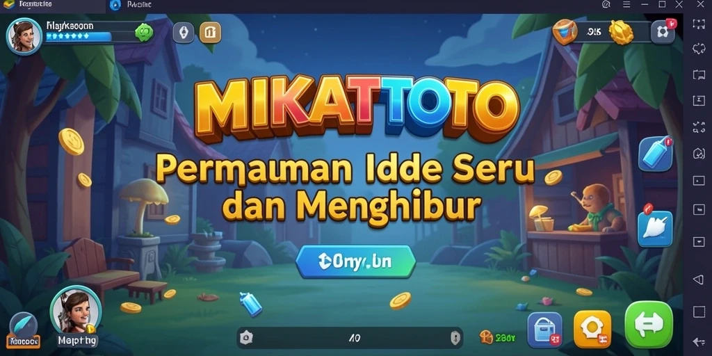 Screenshot gameplay MIKATOTO menampilkan interaksi menarik antar pemain.