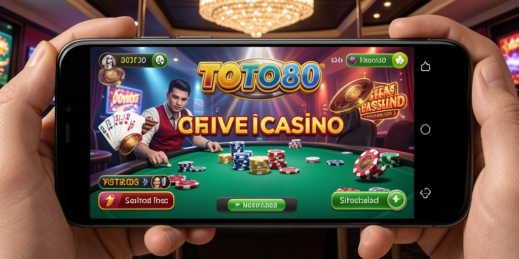 Tampilan gameplay TOTO80 yang menakjubkan saat bermain Live Casino.